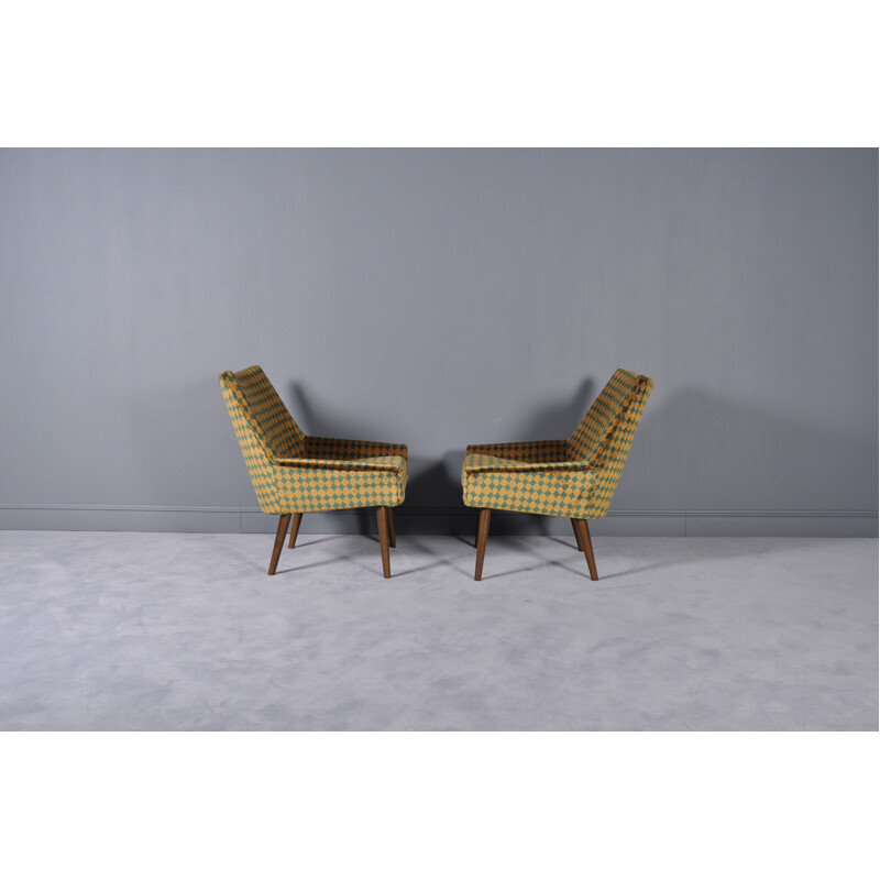 Set of Two Scandinavian Lounge Chairs - 1960s