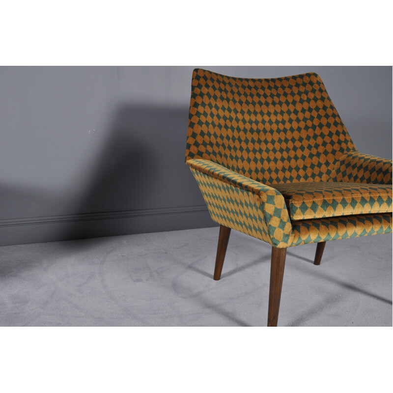 Paire de fauteuil lounge vintage scandinave - 1960