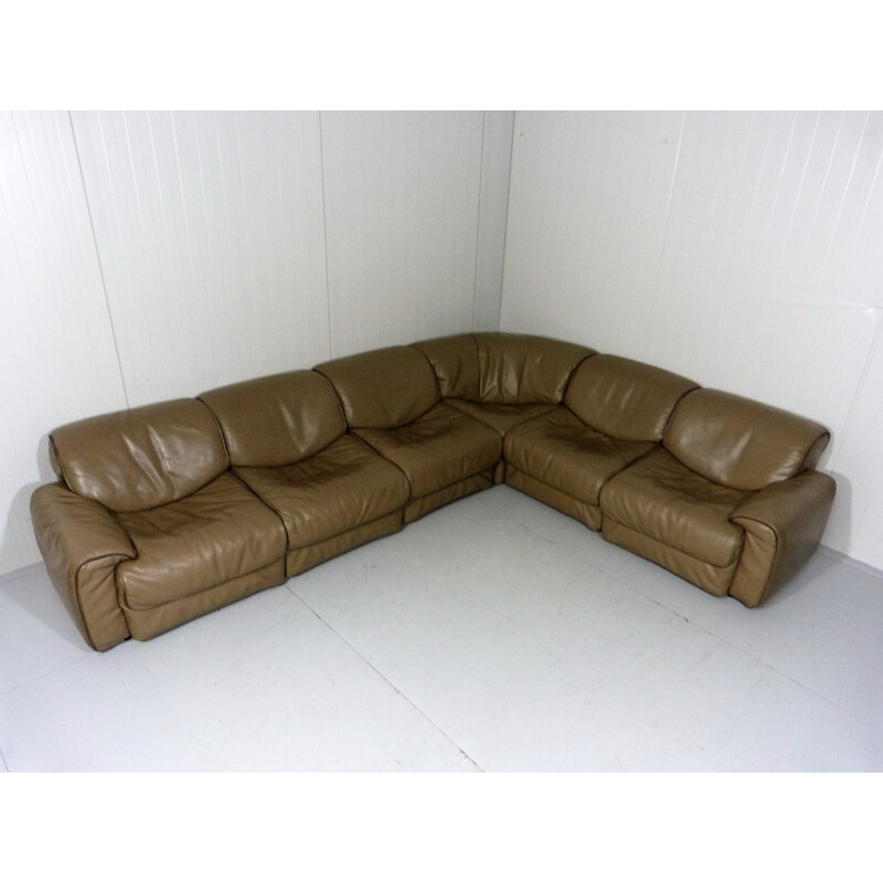 Belgian Vintage Leather Lounge Suite by Jori - 1970s