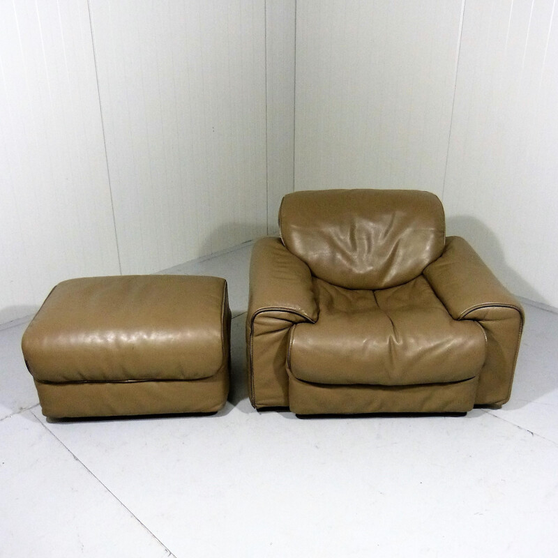 Belgian Vintage Leather Lounge Suite by Jori - 1970s