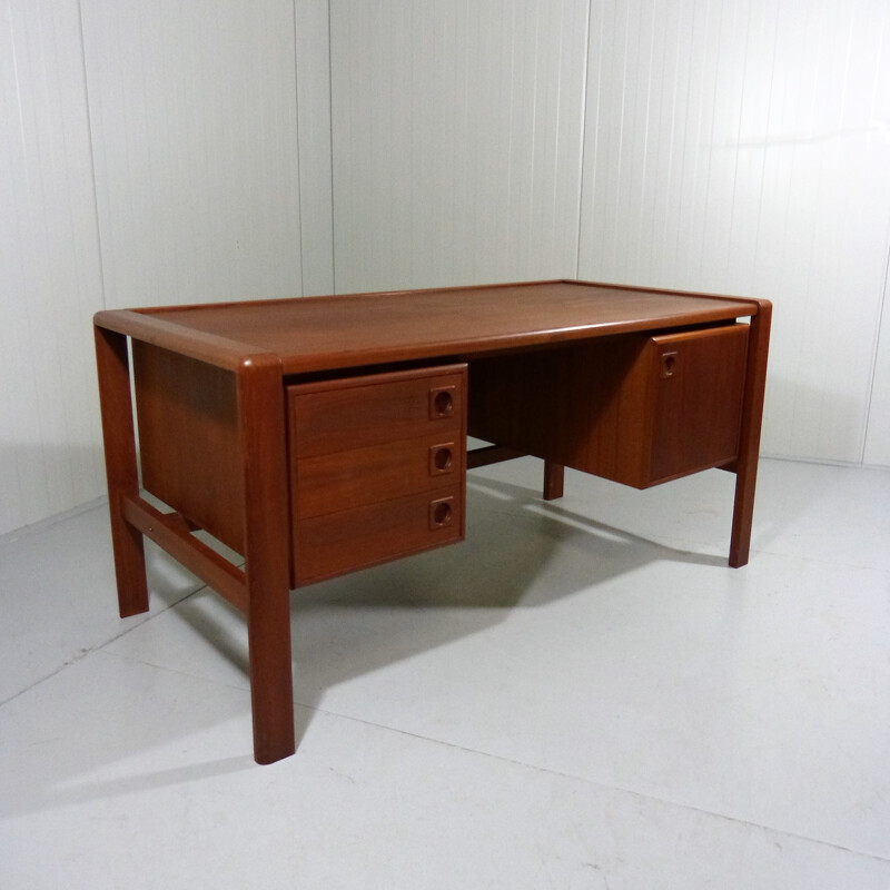 Teak Desk by H.P. Hansen Denmark - 1960s