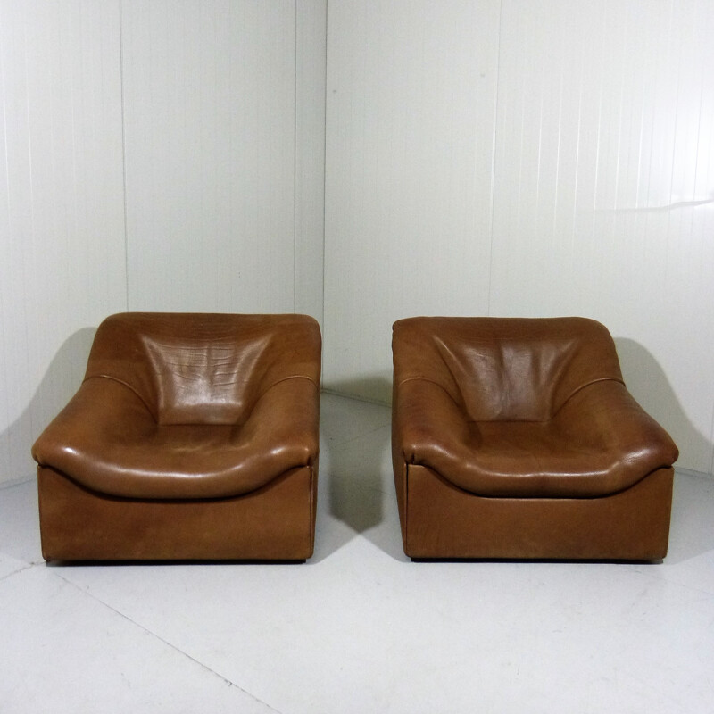 Pair of De Sede DS46 Lounge Chairs - 1970s