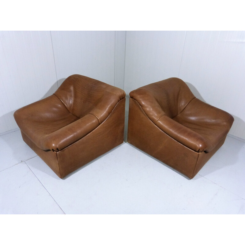 Pair of De Sede DS46 Lounge Chairs - 1970s