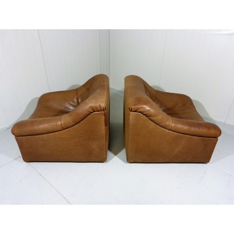 Pair of De Sede DS46 Lounge Chairs - 1970s