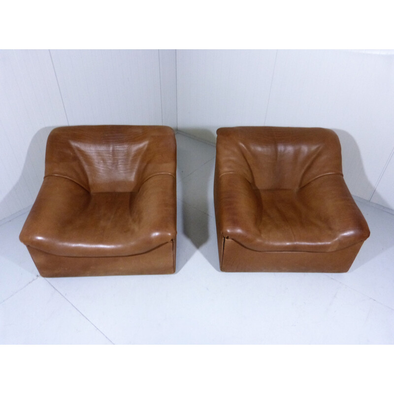 Pair of De Sede DS46 Lounge Chairs - 1970s