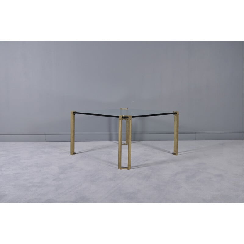 Bronze and Glass Coffee Table by Peter Ghyczy - 1970s