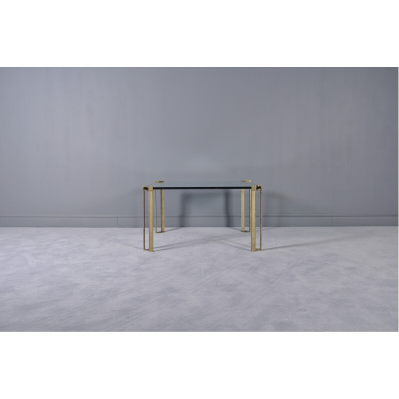 Bronze and Glass Coffee Table by Peter Ghyczy - 1970s
