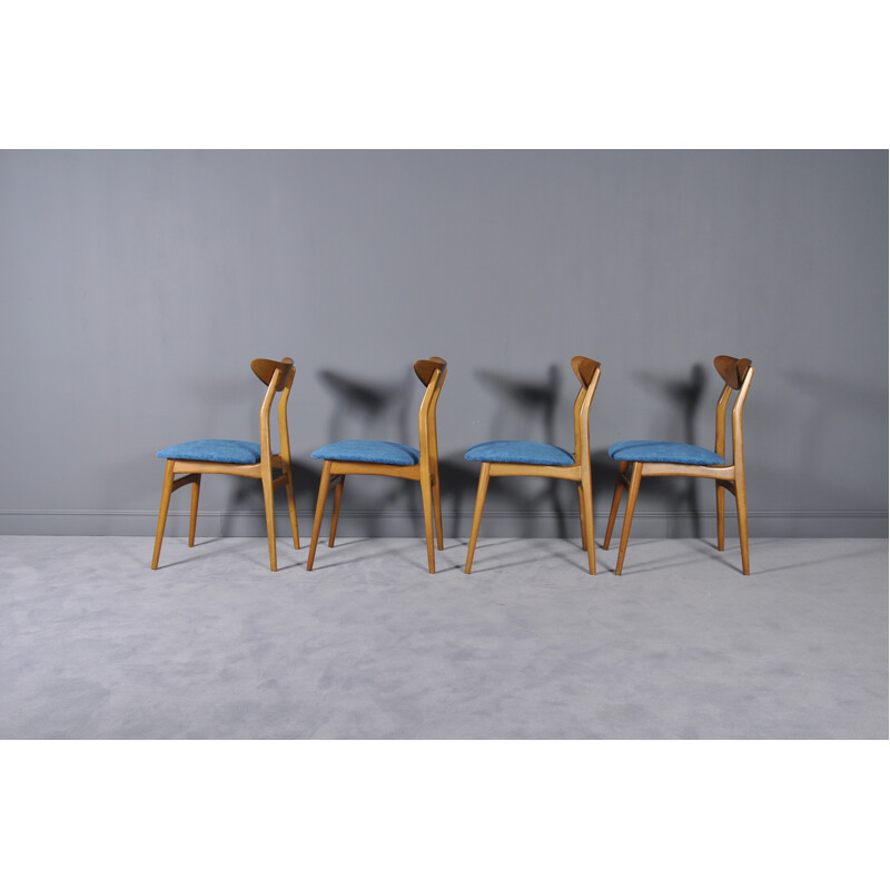 Set of Four Danish Teak Dining Chairs - 1960s