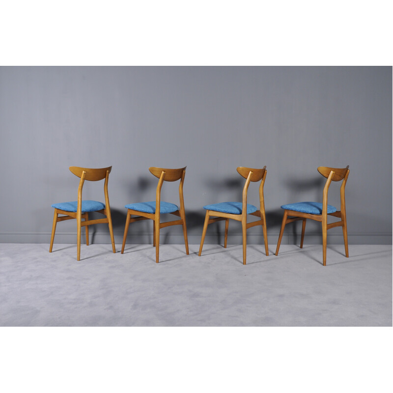 Set of Four Danish Teak Dining Chairs - 1960s