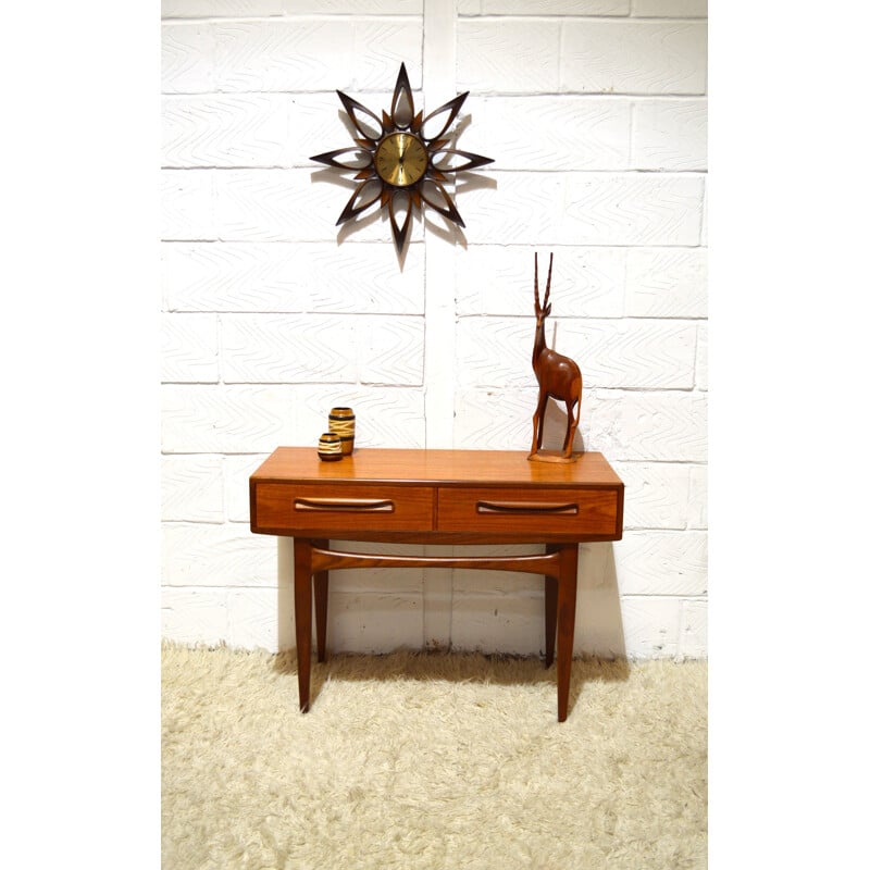 "Fresco" console in teak, Victor WILKINS - 1960s