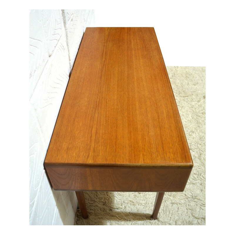 "Fresco" console in teak, Victor WILKINS - 1960s