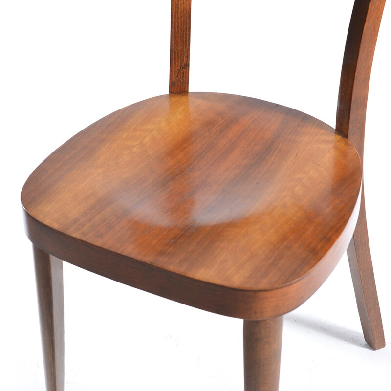 Set of 4 Czechoslovakian Wooden Chairs - 1960s