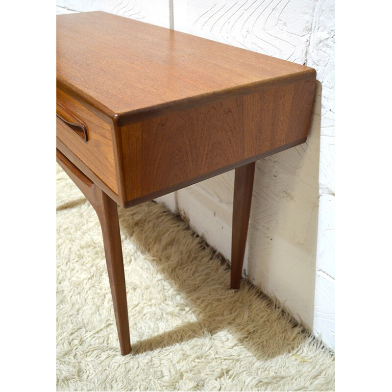 "Fresco" console in teak, Victor WILKINS - 1960s