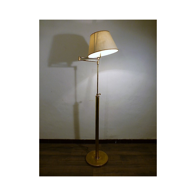 Vintage floor lamp in brass - 1950s