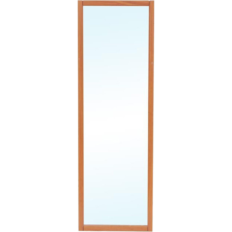 Scandinavian teak mirror - 1960s