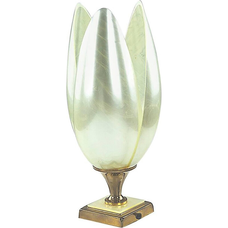 Table Lamp in a Mother-of-Pearl Color - 1970s