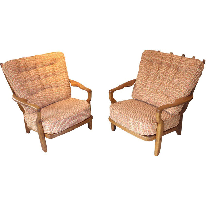 Pair of chairs by R. Guillerme & J. Chambron for Your Home - 1960s