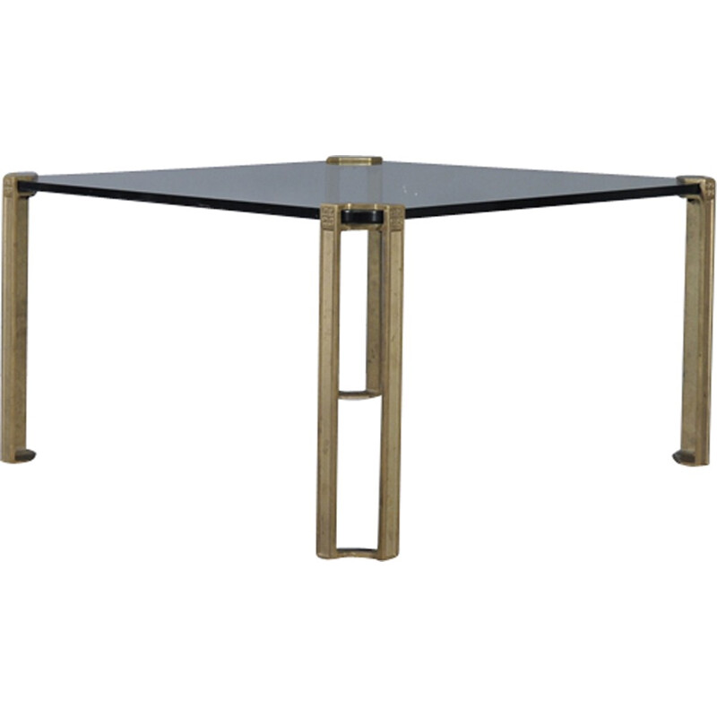 Bronze and Glass Coffee Table by Peter Ghyczy - 1970s