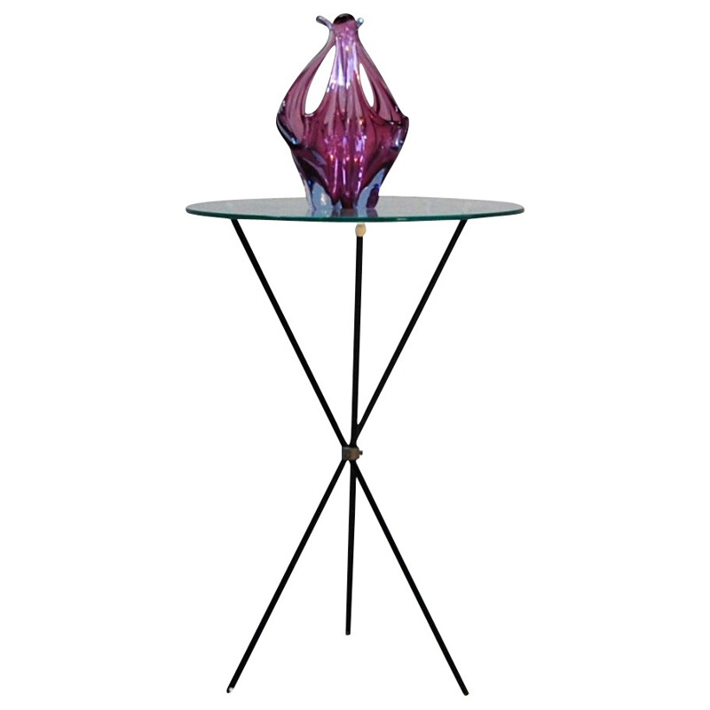 Side table in glass - 1960s