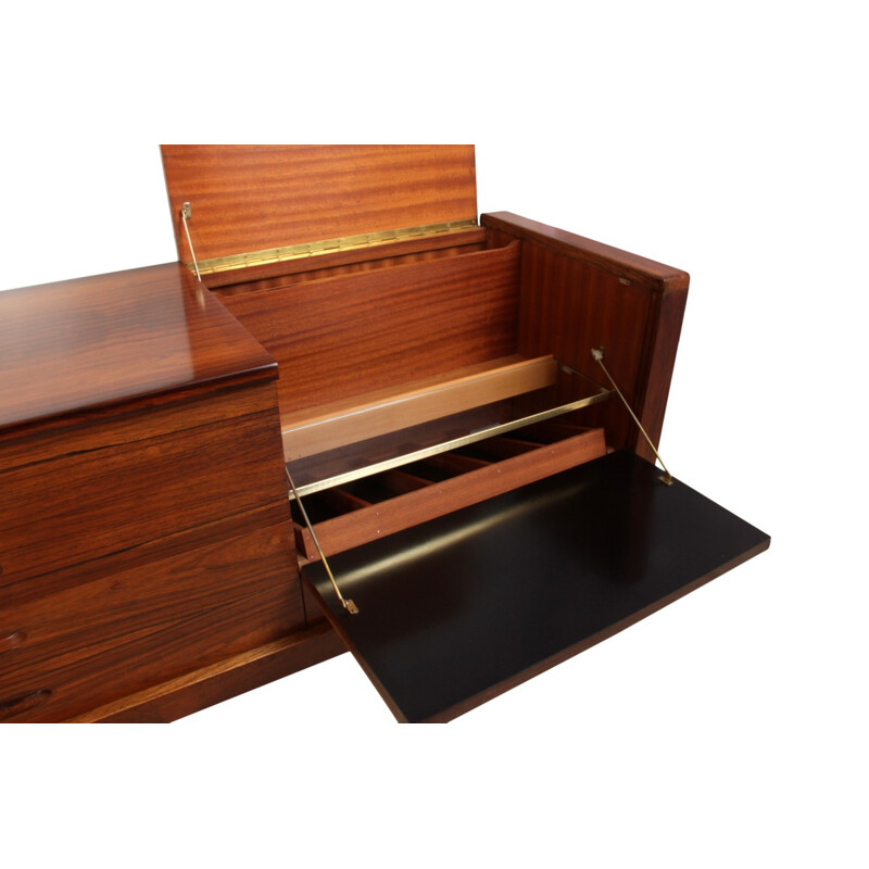 Rosewood Sideboard by Gunther Hoffstead for Uniflex - 1950s