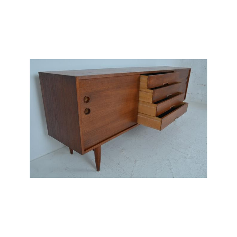 Scandinavian sideboard in teak - 1960s