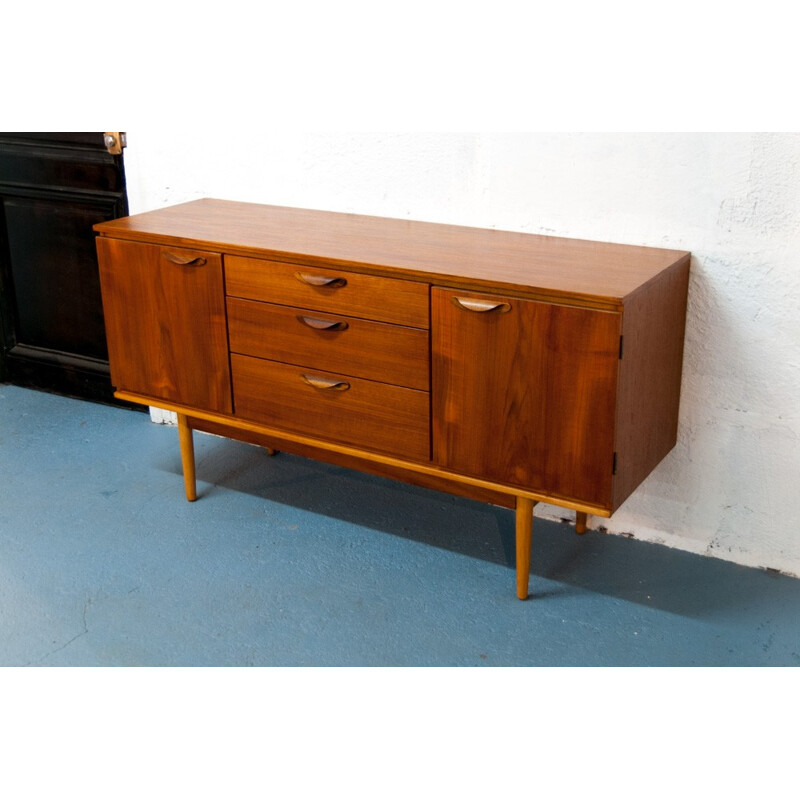 Vintage Scandinavian sideboard in teak - 1960s