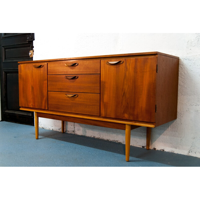 Vintage Scandinavian sideboard in teak - 1960s