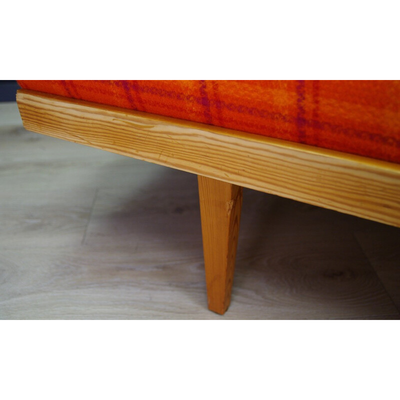 Vintage Danish orange sofa by Horsnæs Manufaktur - 1960s