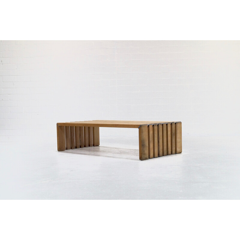Mid-century Slat Bench by Walter Antonis for Arspect - 1970s
