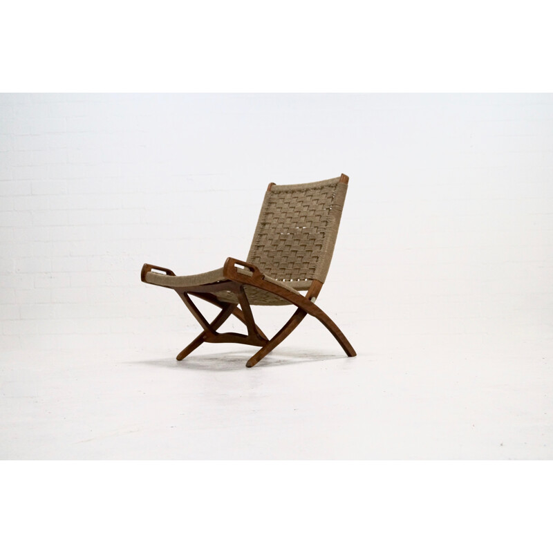 Mid century Folding Rope Chair by Ebert Wels - 1960s