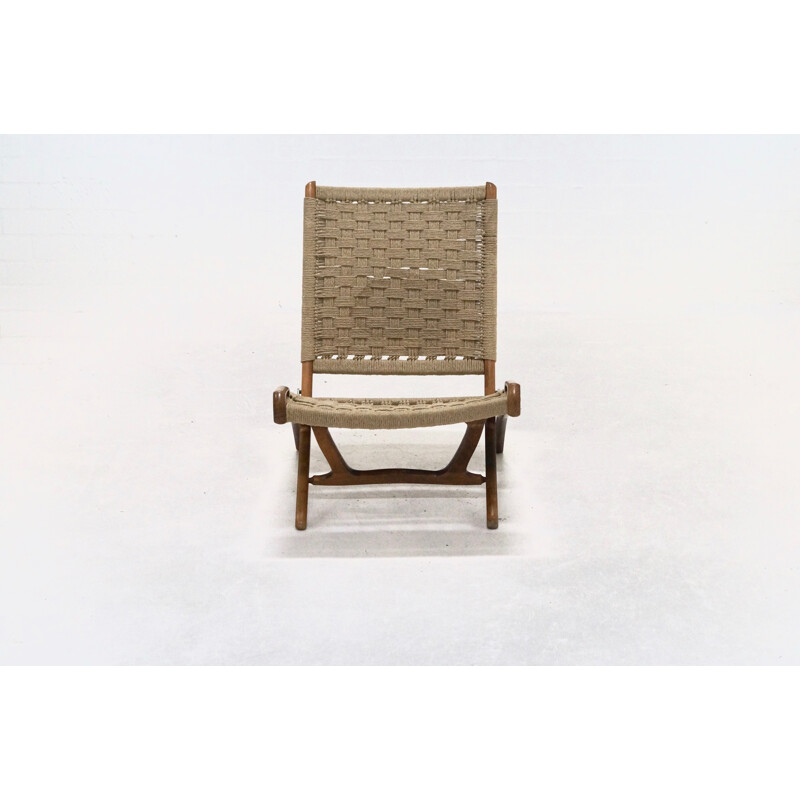 Mid century Folding Rope Chair by Ebert Wels - 1960s