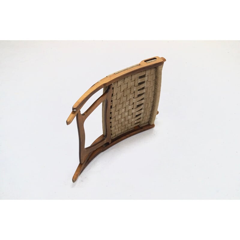 Mid century Folding Rope Chair by Ebert Wels - 1960s