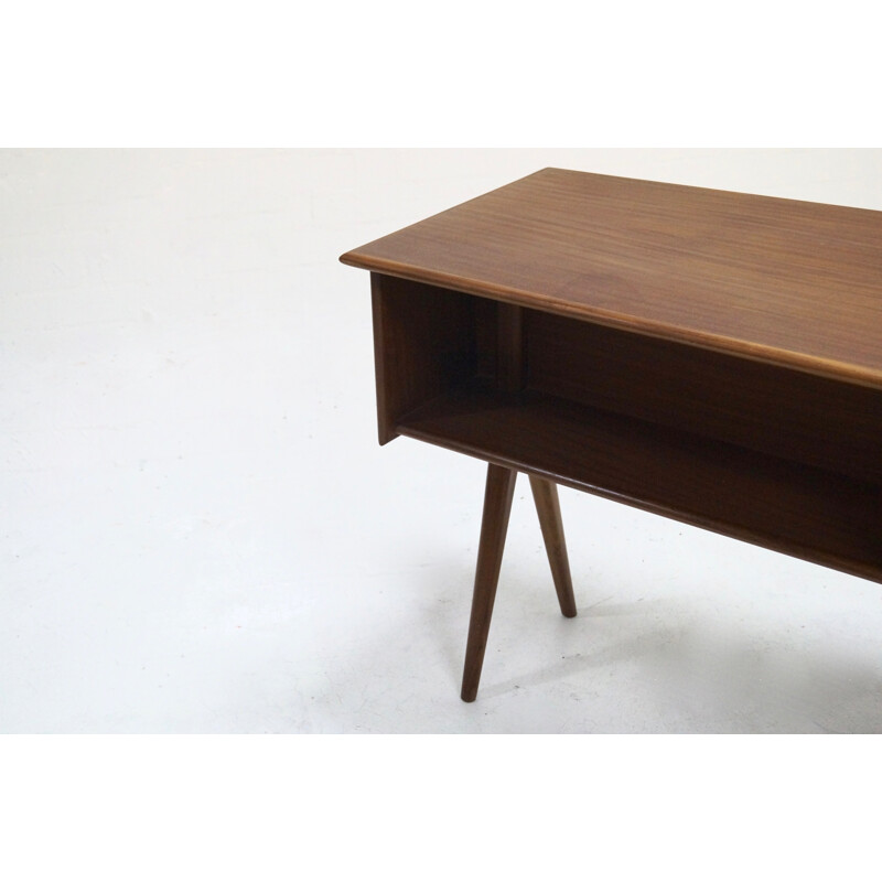 Bureau Asymétrique en Teck, Design Vintage Danois - 1960