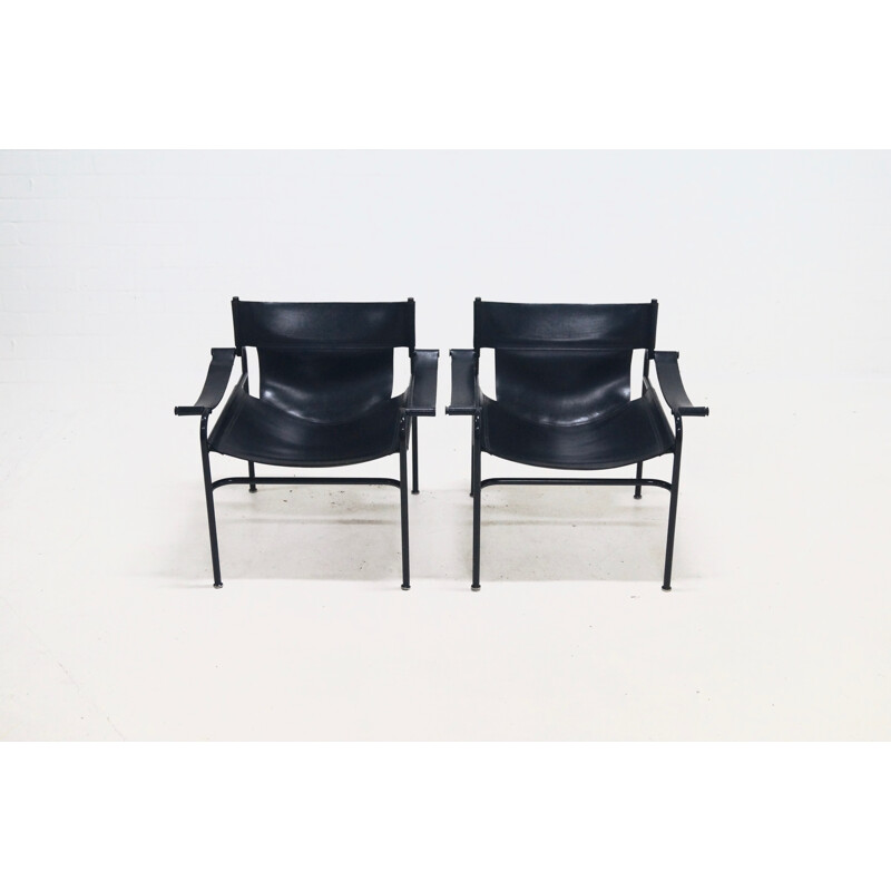 Lot de 2 fauteuils lounge Walter Antonis pour 't Spectrum - 1970