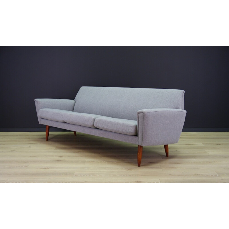 Vintage Danish Grey Sofa - 1970s