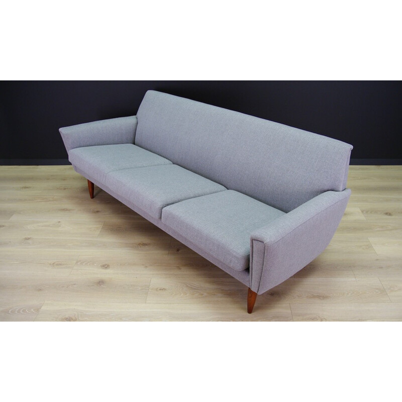 Vintage Danish Grey Sofa - 1970s