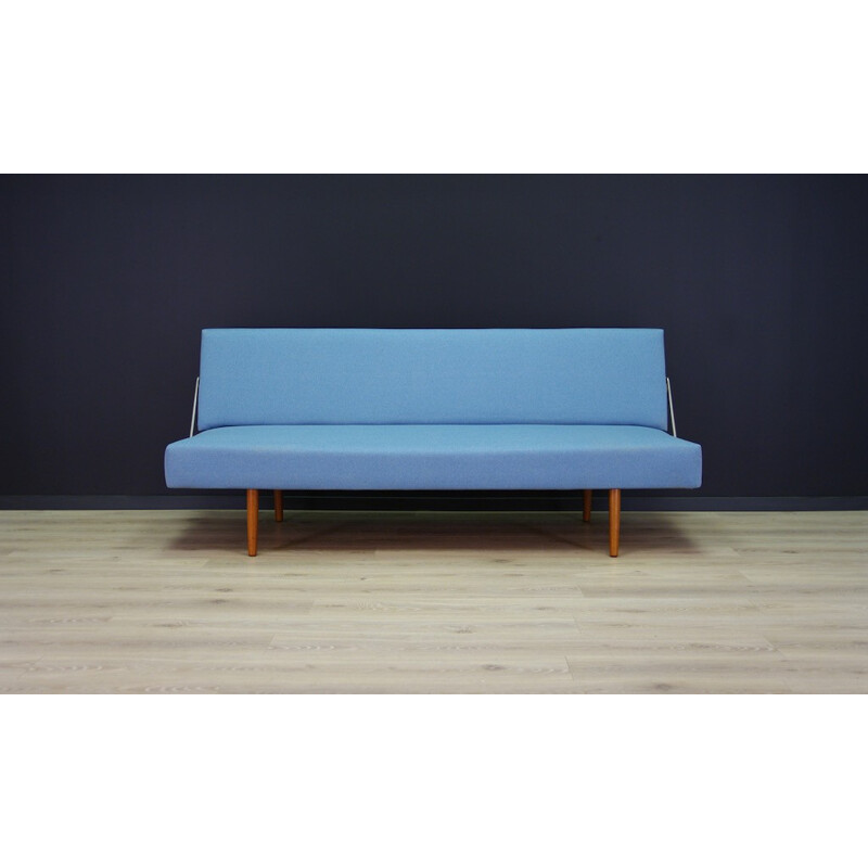 Vintage Blue Scandinavian Sofa - 1960s