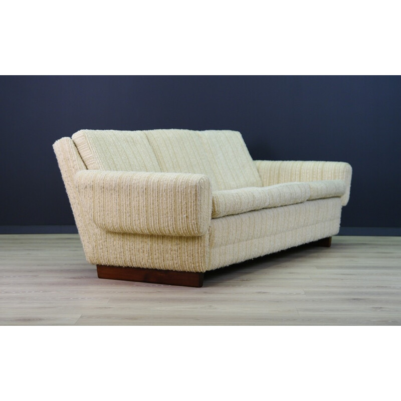 White Danish Sofa and Armchair - 1960s