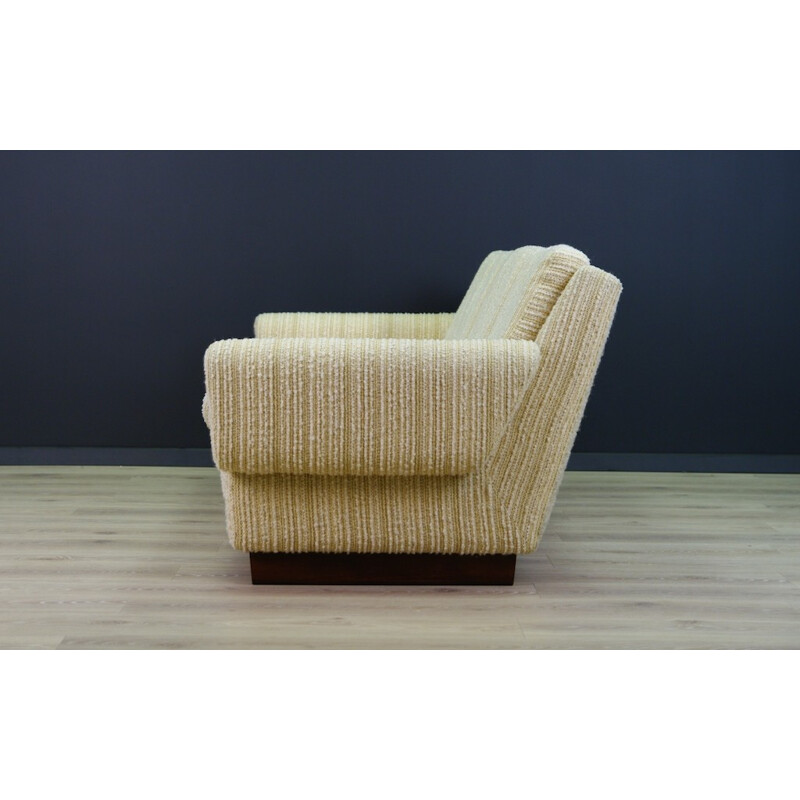 White Danish Sofa and Armchair - 1960s