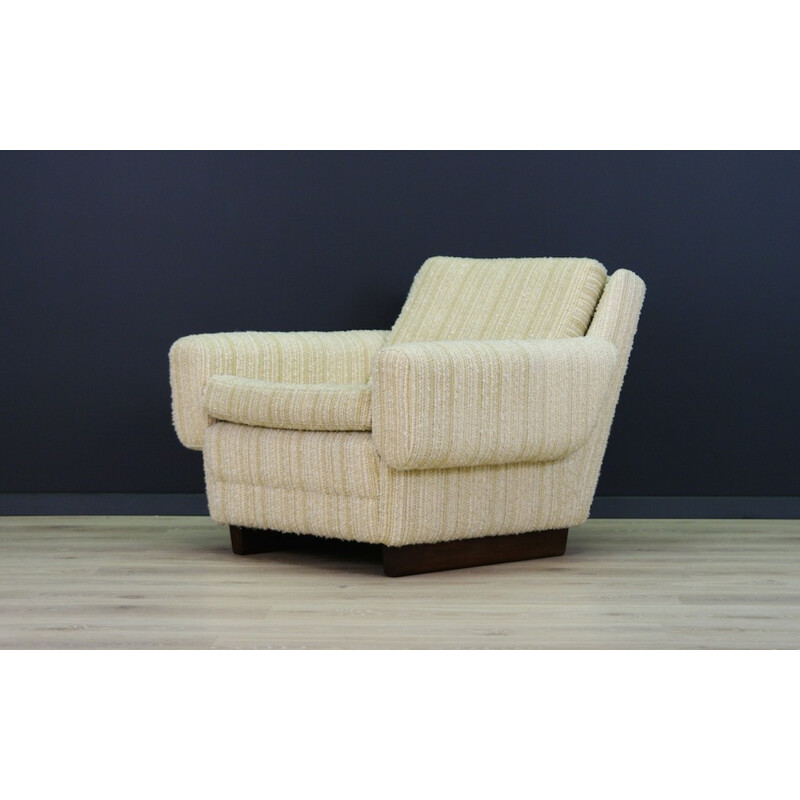 White Danish Sofa and Armchair - 1960s