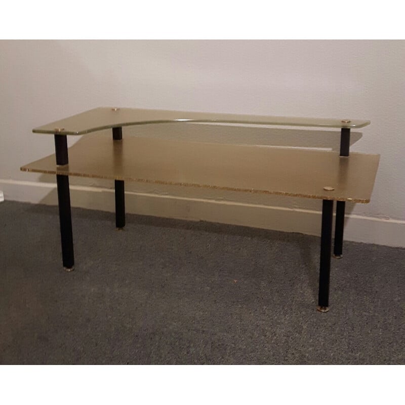 Double tray coffee table - 1960s