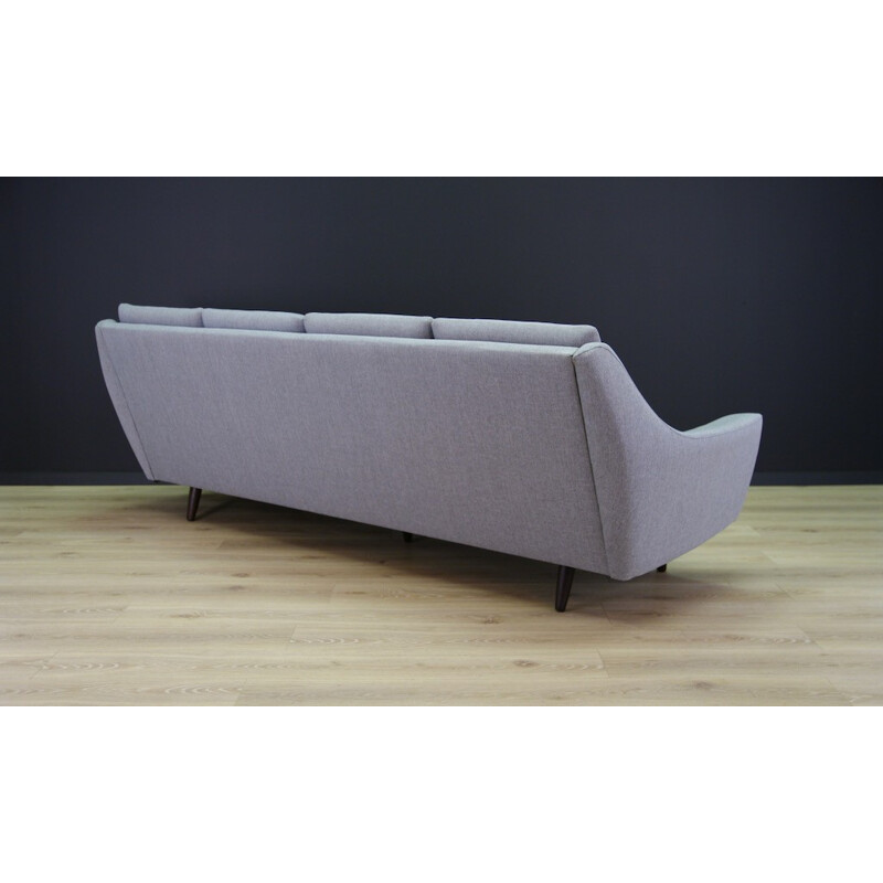 Danish Vintage Blue-Grey Sofa - 1970s