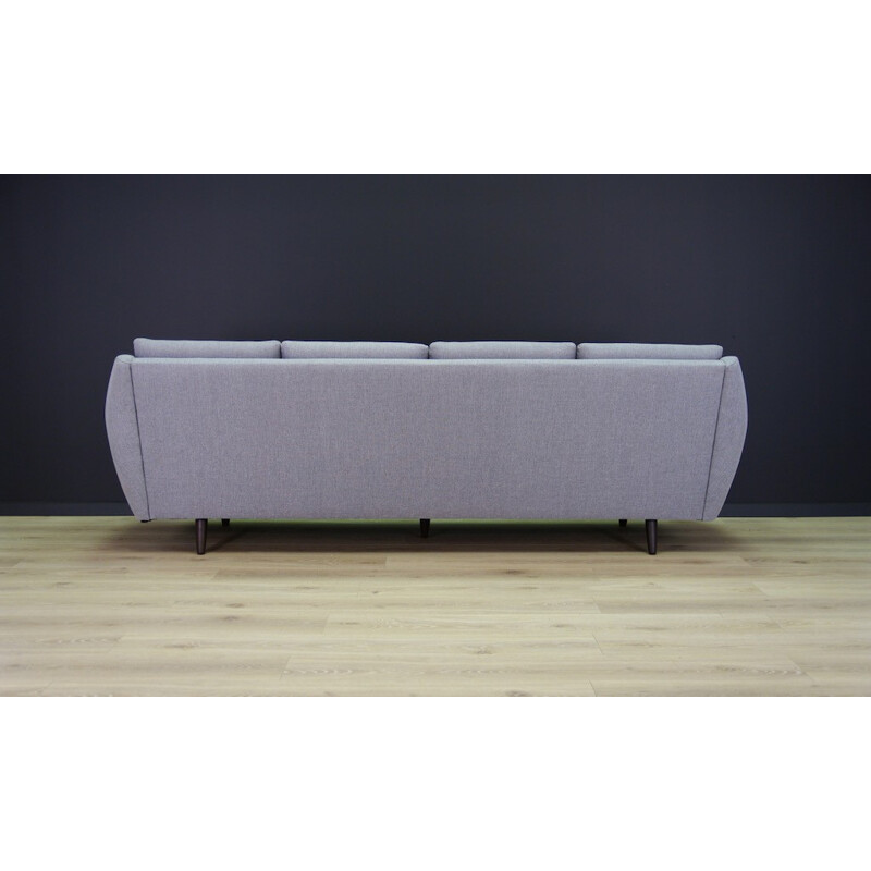 Danish Vintage Blue-Grey Sofa - 1970s