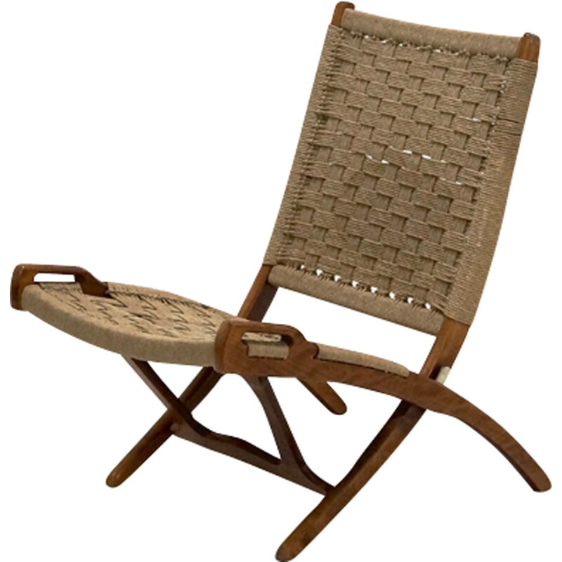 Mid century Folding Rope Chair by Ebert Wels - 1960s