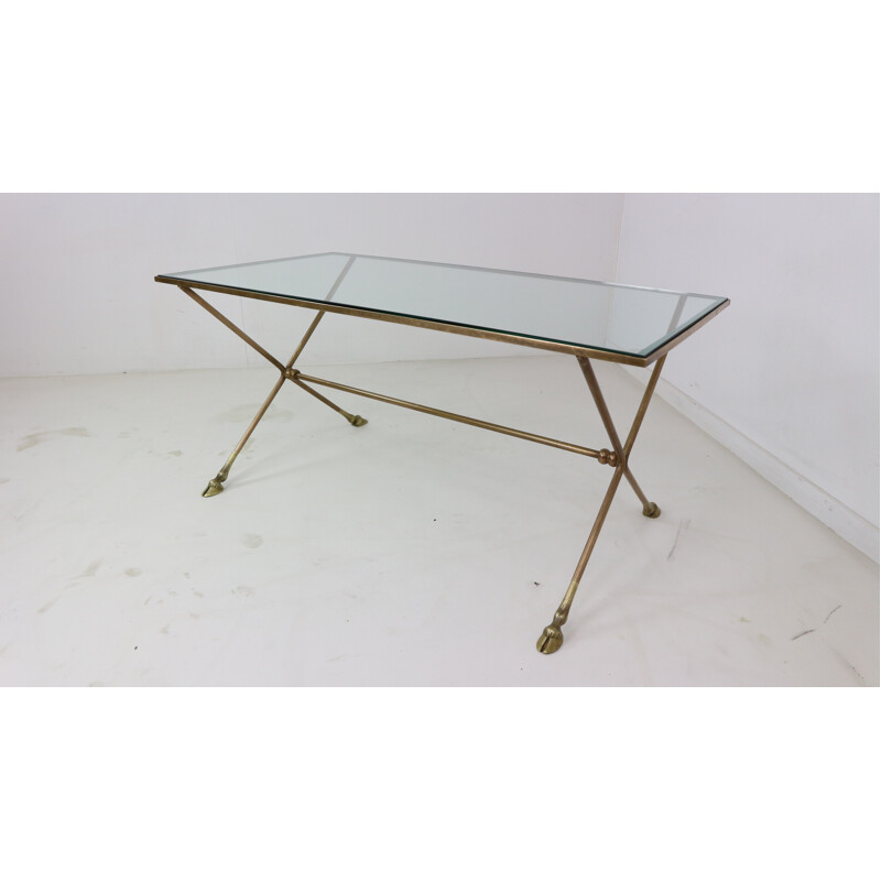 Table à Cocktail vintage française en Bronze - 1950