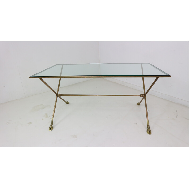 Vintage French Bronze Cocktail Table - 1950s