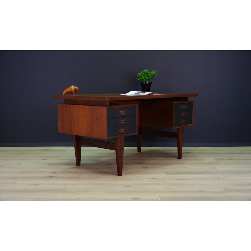 Teak Retro Writting Desk Danish Design - 1970s