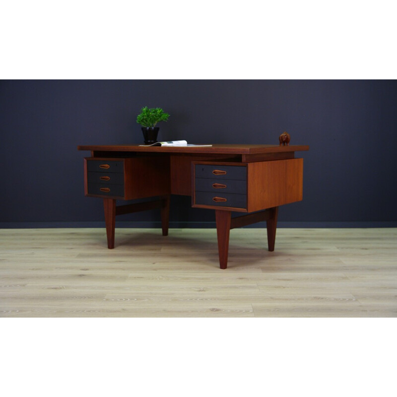 Teak Retro Writting Desk Danish Design - 1970s