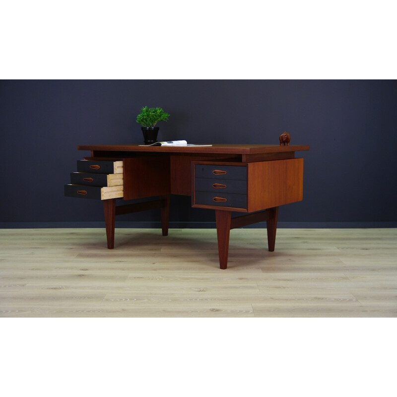 Teak Retro Writting Desk Danish Design - 1970s