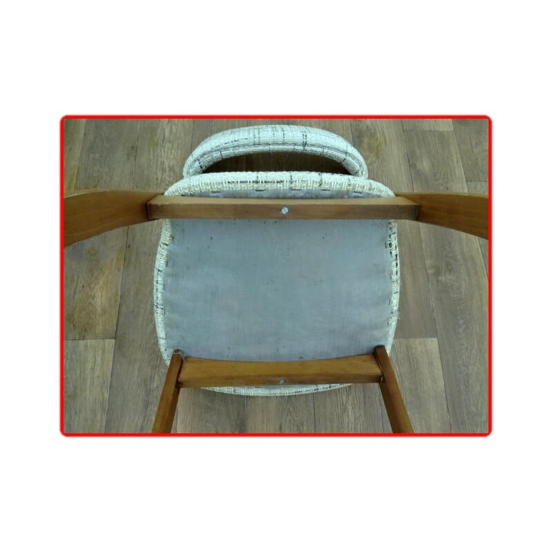 Set of 4 luge chairs vintage - 1960s